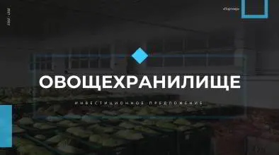 презентация иновестиционного проекта овощехранилища